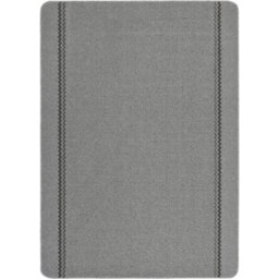The Rugs Washable Designer Rugs & Mats Lined Bordered Design In Grey 116G - thumbnail 4