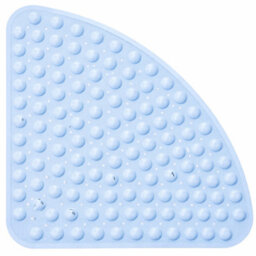Shopnbits Large Corner Shower Mat Anti Slip 70 X 70 Cm Quadrant Shower Mat Anti Mould Triangular Bath Mat - thumbnail 1