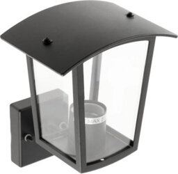 CGC Lighting Cgc Outdoor Outside Wall Light Black E27 Lantern Clear Diffuser Ip44 Traditional Porch Up Facing - thumbnail 6