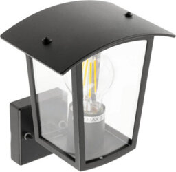 CGC Lighting Cgc Outdoor Outside Wall Light Black E27 Lantern Clear Diffuser Ip44 Traditional Porch Up Facing - thumbnail 5