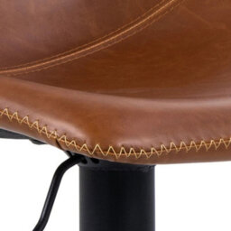Bar Stool In Brown Height Adjustable With Swivel Function - thumbnail 6