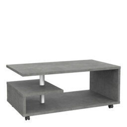 Wyld Haus Salford Grey Coffee Table With Open Shelves - thumbnail 2