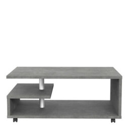 Wyld Haus Salford Grey Coffee Table With Open Shelves - thumbnail 3