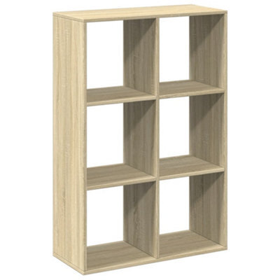 Berkfield Durable Room Divider Bookcase Sonoma Oak 69.5X29X103.5 Cm Engineered Wood