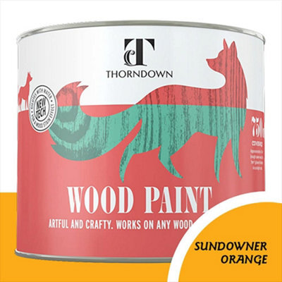 Thorndown Sundownder Orange Wood Paint 750 Ml - image 1