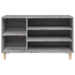 Berkfield Shoe Cabinet Grey Sonoma 102X36X60 Cm Engineered Wood - thumbnail 5