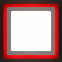 Long Life Lamps Company 18W Surface Mount Ceiling Led Square Ring Panel Red - thumbnail 7