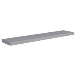 Vidaxl Floating Wall Shelf Grey 120X23.5X3.8 Cm Mdf - thumbnail 2