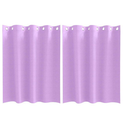 Berkfield Modern Curtains With Curtains 2 Pcs Purple 140 X 140 Cm Polyester