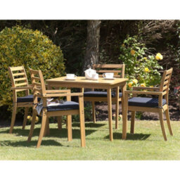 Suntime Outdoor Garden Furniture  Harley Wooden Dining Set - thumbnail 1