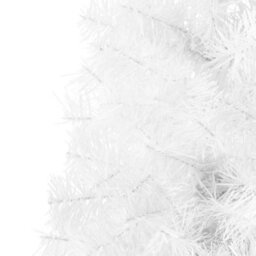 Berkfield Slim Artificial Half Christmas Tree With Stand White 240 Cm - thumbnail 7