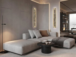 Luminosa Lighting Luminosa Stone 100Cm Integrated Led Wall Lamp Black 3000-6000K - Uk Stock - thumbnail 2
