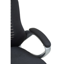 Orsina Ergonomic Dark Grey And Silver Home Office Chair, Comfortable Work From Home Chair, Movable Ergonomic Chair - thumbnail 7