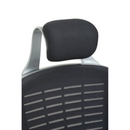Orsina Ergonomic Dark Grey And Silver Home Office Chair, Comfortable Work From Home Chair, Movable Ergonomic Chair - thumbnail 6