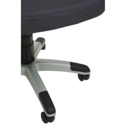 Orsina Ergonomic Dark Grey And Silver Home Office Chair, Comfortable Work From Home Chair, Movable Ergonomic Chair - thumbnail 8
