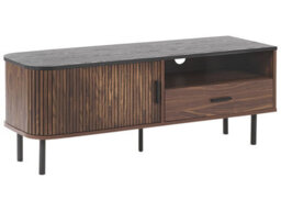 Wyld And Coco Novahome 54-Inch Tv Stand - Retro Sliding Cabinet With Cable Management - thumbnail 3