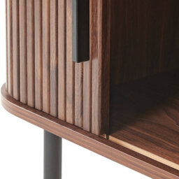 Wyld And Coco Novahome 54-Inch Tv Stand - Retro Sliding Cabinet With Cable Management - thumbnail 9