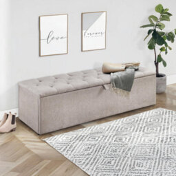 Julian Bowen Ravello Blanket Box Mink Chenille - thumbnail 2