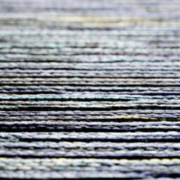 Teal Striped Outdoor Rug, Striped Stain-Resistant Rug For Patio, Deck, Garden, 5mm Modern Outdoor Rug-120Cm X 170Cm - thumbnail 4