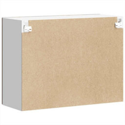 Berkfield Kitchen Wall Cabinet With Glass Door Kalmar Smoked Oak Engineered Wood - thumbnail 9