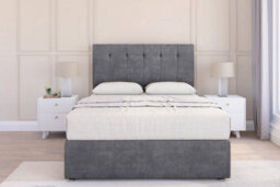 "Sloomy Highbury Armour Coniston Divan Bed Base 4 Drawers - 54"" Floor Standing Headboard 6' Super King" - thumbnail 1