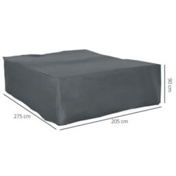 Outsunny 275X205Cm Outdoor Furniture Protective Cover Water Uv Resistant Grey - thumbnail 3