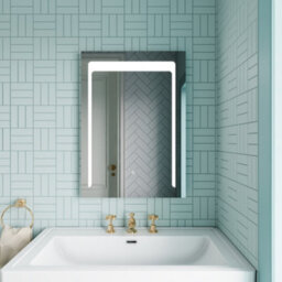 Hudson Reed 700 X 500mm Frameless Led Wall Mirror, Touch Sensor, Demister And Ip44 - thumbnail 4