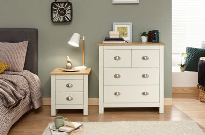 Gfw Lancaster 2+2 Drawer Chest Cream - image 1