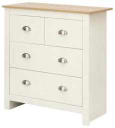 Gfw Lancaster 2+2 Drawer Chest Cream - thumbnail 6