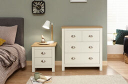 Gfw Lancaster 2+2 Drawer Chest Cream - thumbnail 2