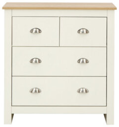 Gfw Lancaster 2+2 Drawer Chest Cream - thumbnail 3