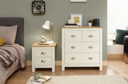 Gfw Lancaster 2+2 Drawer Chest Cream - thumbnail 1