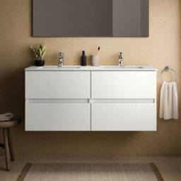 Ideal Standard Eurovit+ 1200mm Wall Mounted Vanity Unit With 4 Drawers In Gloss White - thumbnail 2