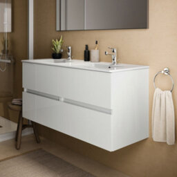 Ideal Standard Eurovit+ 1200mm Wall Mounted Vanity Unit With 4 Drawers In Gloss White - thumbnail 1