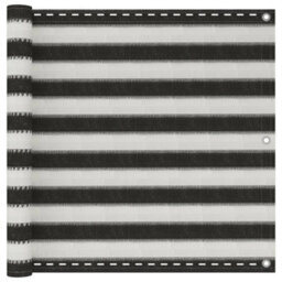 Berkfield Balcony Screen Hdpe 90X500 Cm Anthracite And White - thumbnail 1