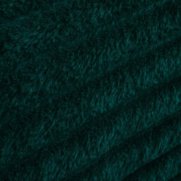 OHS Faux Fur Ribbed Fleece Duvet Cover Bedding Set, Green - Double - thumbnail 4
