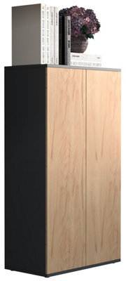 Vcm Chest Of Drawers Sideboard Dalosa 3 Revolving Doors - image 1