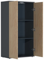 Vcm Chest Of Drawers Sideboard Dalosa 3 Revolving Doors - thumbnail 3