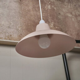 Valuelights Civic Pair Of Retro Style Pink Metal Easy Fit Ceiling Light Shades (D)28.8Cm - thumbnail 4