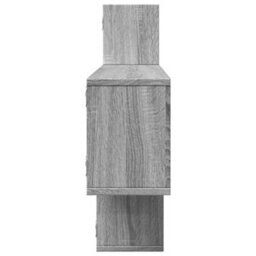 Berkfield Wall Shelf Grey Sonoma 167.5X18X68 Cm Engineered Wood - thumbnail 5