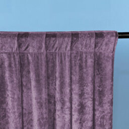 Neel Blue 3X3M Crushed Velvet Backdrop, Photography Background Blackout Curtain - Lavender - thumbnail 3