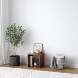 Urbn-Living Urbnliving Height 30Cm Shelves Cube Shelving Colour Teak Cube Display Storage Wood Shelf - thumbnail 3