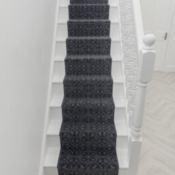 Mosaic Stair Runner - Soft & Durable Carpet Runner For Stairs & Staircases, Multiple Lengths - thumbnail 6