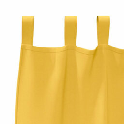Berkfield Curtains 2 Pcs Mustard Yellow 245 X 140 Cm Polyester - thumbnail 4