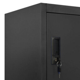 Vidaxl Locker Cabinet Anthracite 90X40X180 Cm Steel - thumbnail 7