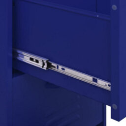 Berkfield Storage Cabinet Navy Blue 42.5X35X101.5 Cm Steel - thumbnail 9