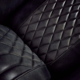 Elm Home And Products Real Genuine Leather Tub Aviator Wing Accent Arm Chair Grey - thumbnail 4