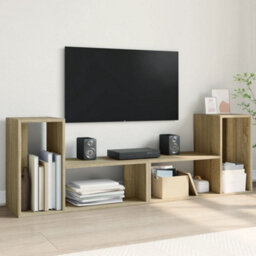 Walplus Tv Cabinets 2 Pcs Sonoma Oak 75X30X50 Cm Engineered Wood - thumbnail 1