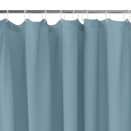 GoodHome Kina Water Blue Plain Shower Curtain (W)180Cm - thumbnail 2