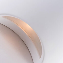 Harper Living Ceramic Up/down Wall Light, Open Semi-Circle Shade, 1Xe14 Bulb Cap 40 Watts Maximum, White Finish - thumbnail 3